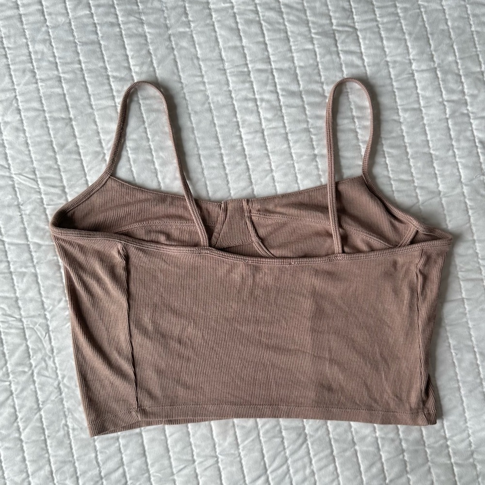 Love Tree Cropped Ribbed Cami - Picture 2 of 6